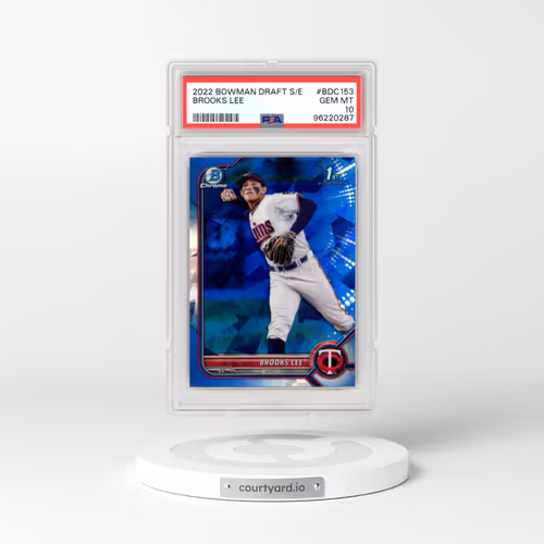 2022 Bowman Draft Chrome Sapphire Edition #BDC153 Brooks Lee (PSA 10 GEM MINT)