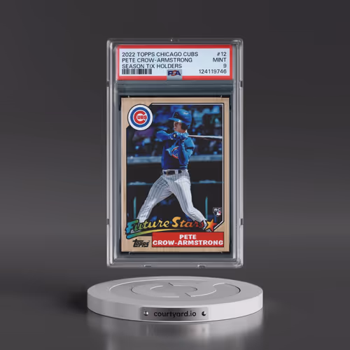 2022 Topps Chicago Cubs Season Ticket Holders #12 Pete Crow-Armstrong (PSA 9 MINT)