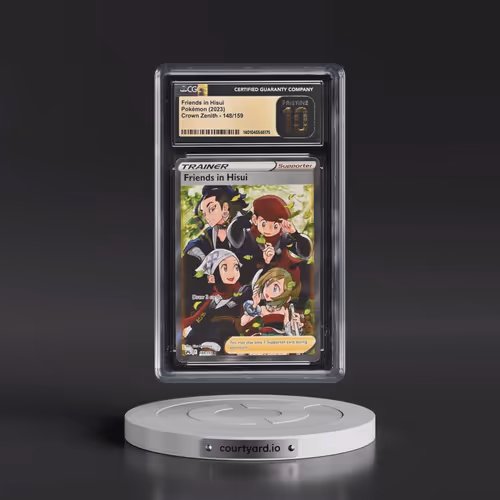 2023 Crown Zenith #148/159 Friends in Hisui - Ultra Rare Holo (CGC 10 PRISTINE)