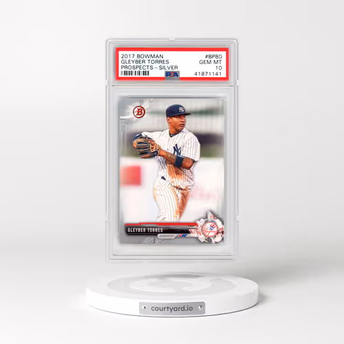 2017 Bowman Prospects #BP80 Gleyber Torres - Silver (PSA 10 GEM MINT)