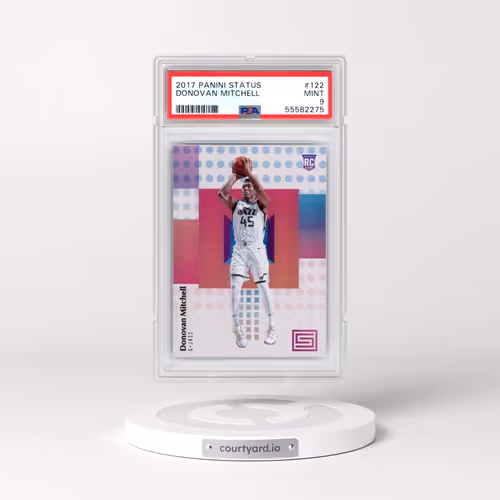 2017 Panini Status #122 Donovan Mitchell (PSA 9 MINT)