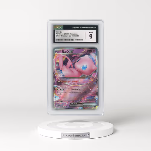2023 Shiny Treasure ex #076/190 Mew ex (CGC 9 MINT)