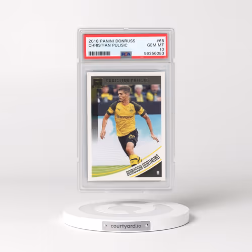 2018 Panini Donruss #66 Christian Pulisic (PSA 10 GEM MINT)