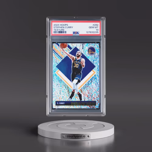2024 Panini NBA Hoops #282 Stephen Curry - Texture (PSA 10 GEM MINT)