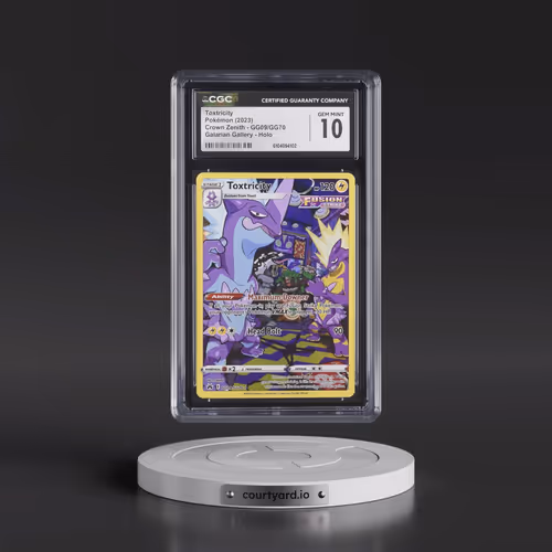 2023 Crown Zenith #GG09/GG70 Toxtricity - Galarian Gallery Holo (CGC 10 GEM MINT)