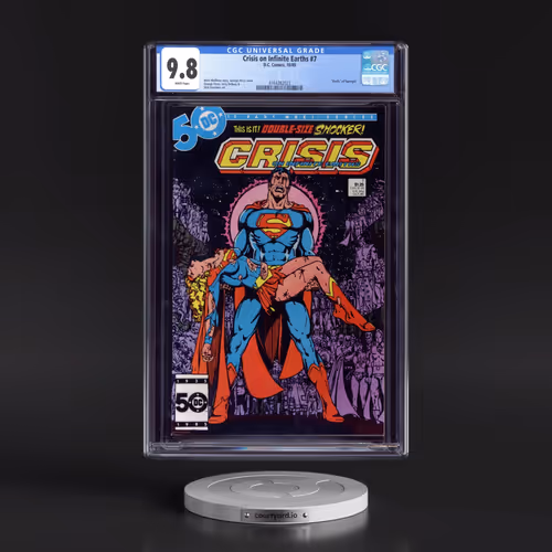 Crisis on Infinite Earths #7 CGC 9.8 White Pages (DC Comics, 10/85)