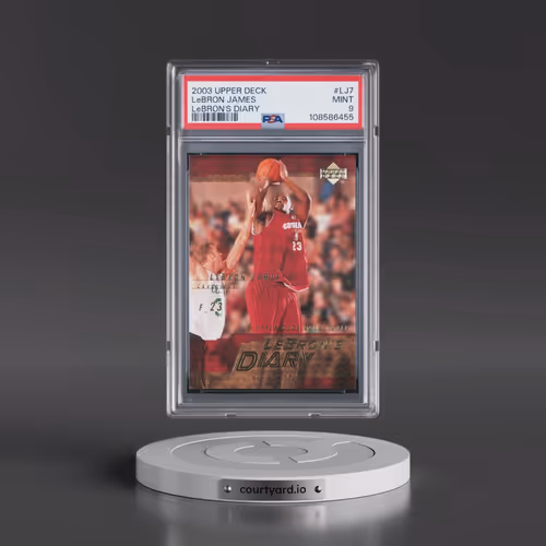 2003 Upper Deck Lebron's Diary #LJ7 LeBron James (PSA 9 MINT)
