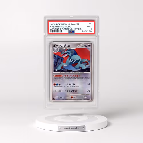 2009 Pokémon Advent of Arceus #071 Salamence - 1st Edition Holo (PSA 9 MINT)