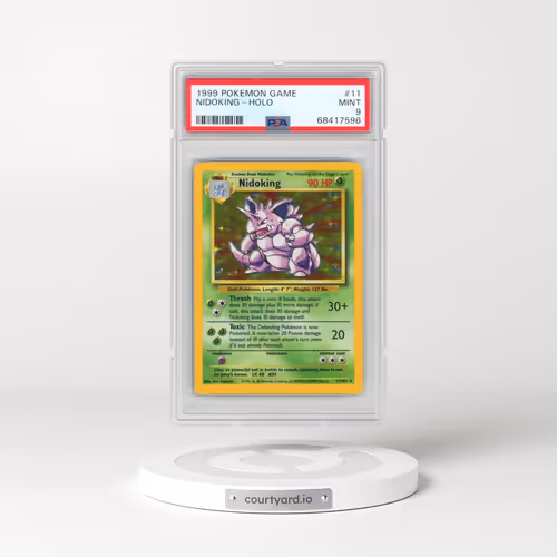 1999 Pokémon Game #11 Nidoking - Holo (PSA 9 MINT)