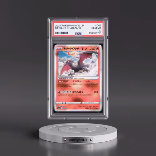 2024 Pokémon Svjl-Battle Master Deck Terastal Charizard EX #003 Radiant Charizard - Holo (PSA 10 GEM