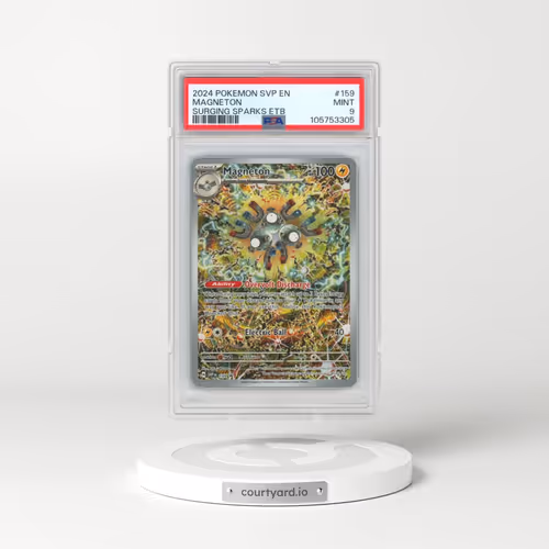 2024 Pokémon Svp EN-SV Black Star Promo #159 Magneton - Surging Sparks Elite Trainer Box (PSA 9 MINT