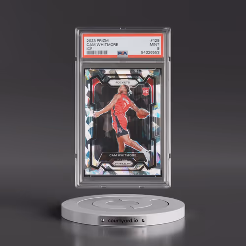 2023 Panini Prizm #129 Cam Whitmore - Ice (PSA 9 MINT)