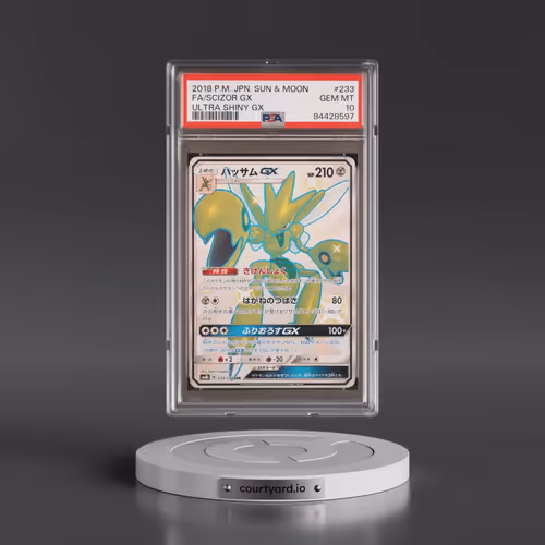 2018 Pokémon Sun & Moon Ultra Shiny GX #233 Scizor GX - Holo Full Art (PSA 10 GEM MINT)