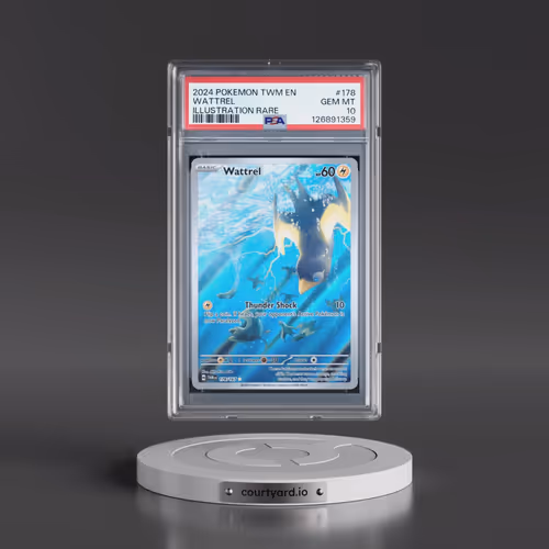 2024 Pokémon Twm EN-Twilight Masquerade #178 Wattrel - Illustration Rare (PSA 10 GEM MINT)