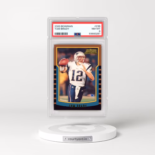 2000 Bowman #236 Tom Brady (PSA 8 NM-MT)