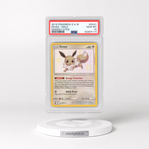 2019 Hidden Fates #SV41 Eevee - Holo (PSA 10 GEM MINT)