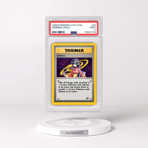 2000 Pokémon Gym Challenge #20 Sabrina - Holo (PSA 9 MINT)