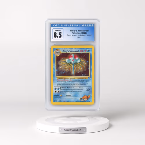 2000 Gym Heroes #10/132 Misty's Tentacruel - Holo (CGC 8.5 NM-MT+)