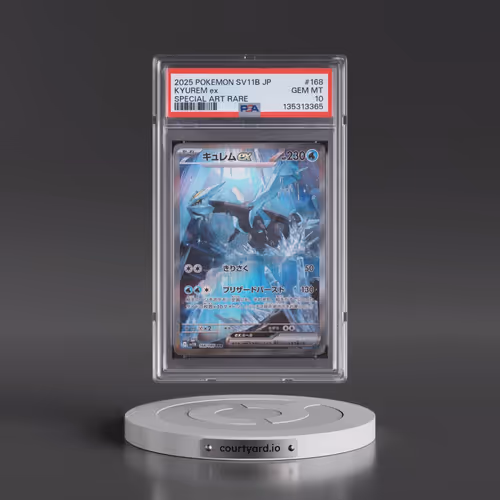 2025 Pokémon Sv11b-Black Bolt #168 Kyurem EX - Holo Special Art Rare (PSA 10 GEM MINT)