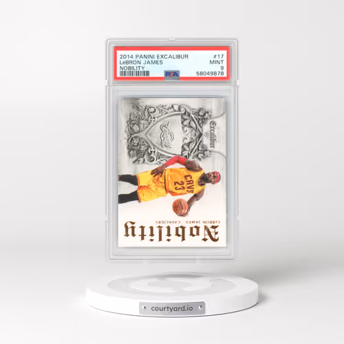 2014 Panini Excalibur Nobility #17 LeBron James (PSA 9 MINT)