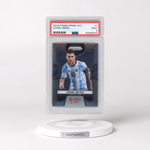 2018 Panini Prizm World Cup #1 Lionel Messi (PSA 9 MINT)