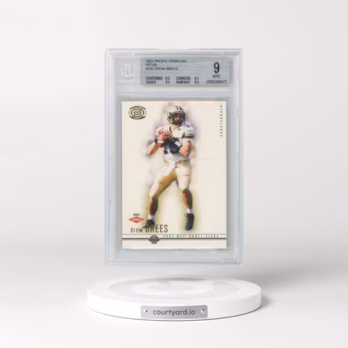 2001 Pacific Dynagon #102 Drew Brees - Retail (BGS 9 MINT)
