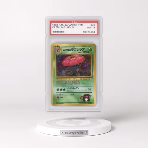 1998 Pokémon Gym #45 Erika's Vileplume - Holo (PSA 9 MINT)