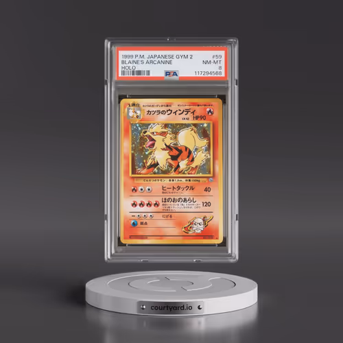 1999 Pokémon Gym 2 #59 Blaine's Arcanine - Holo (PSA 8 NM-MT)