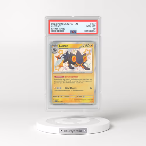 2024 Pokémon Paf EN-Paldean Fates #137 Luxray - Shiny Rare (PSA 10 GEM MINT)