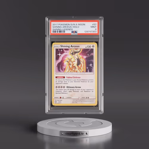 2017 Pokémon Sun & Moon Shining Legends #57 Shining Arceus - Holo Holo (PSA 9 MINT)