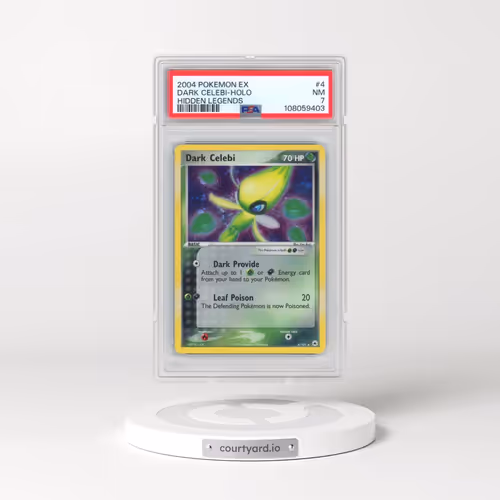 2004 Pokémon EX Hidden Legends #4 Dark Celebi - Holo (PSA 7 NM)