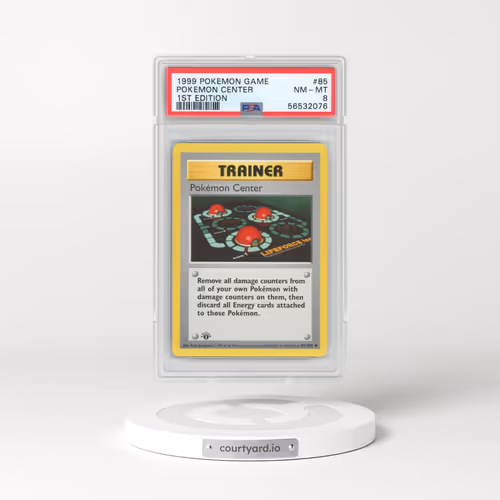 1999 Pokémon Game #85 Pokemon Center - 1st Edition (PSA 8 NM-MT)
