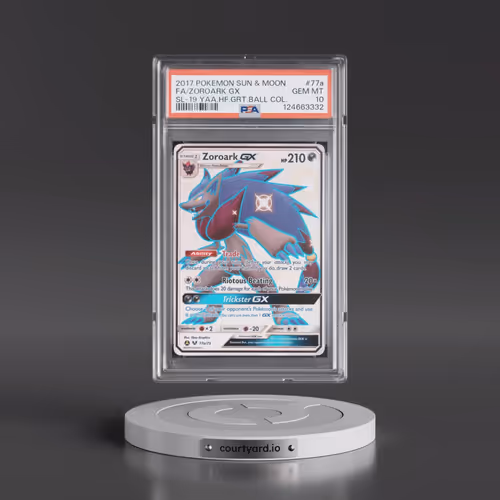 2017 Pokémon Sun & Moon Shining Legends #77a Zoroark GX - Holo Full Art 2019 Yellow A Alternate Art
