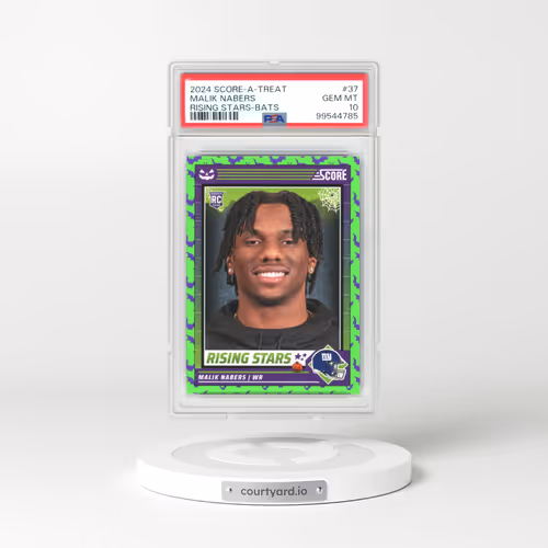 2024 Panini Score-A-Treat Rising Stars #37 Malik Nabers - Bats (PSA 10 GEM MINT)