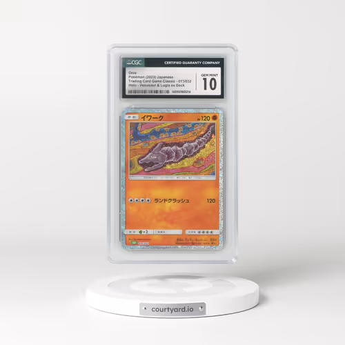 2023 Trading Card Game Classic - CLF, CLL, CLK #010/032 Onix - Holo Venusaur & Lugia ex Deck - CLF (CGC 10 GEM MINT)