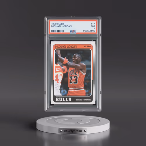 1988 Fleer #17 Michael Jordan (PSA 7 NM)