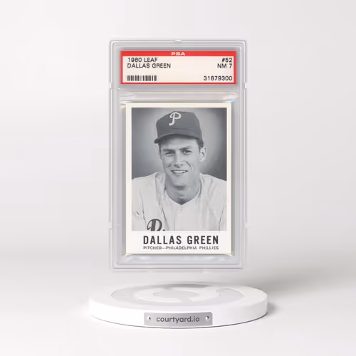 1960 Leaf #52 Dallas Green (PSA 7 NM)