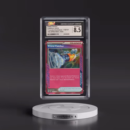 2024 Prismatic Evolutions - PRE EN #119/131 Prime Catcher - ACE SPEC Rare Holo (CGC 8.5 NM-MT+)