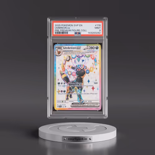 2025 Pokémon Svp EN-SV Black Star Promo #176 Umbreon EX - Holo Prismatic Evolutions Premium Figure C