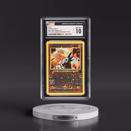 1999 Black Star Promos #34 Entei - Reverse Holo Spell of the Unown: Entei () (CGC 10 GEM MINT)