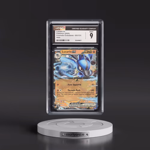 2025 Prismatic Evolutions - PRE EN #051/131 Lucario ex - Holo (CGC 9 MINT)