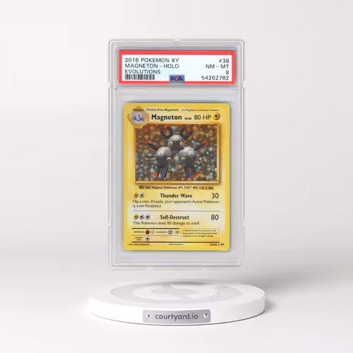 2016 Pokémon XY Evolutions #38 Magneton - Holo (PSA 8 NM-MT)