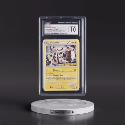 2010 Triumphant #20/102 Electivire - Triumphant Prerelease Promo (CGC 10 GEM MINT)