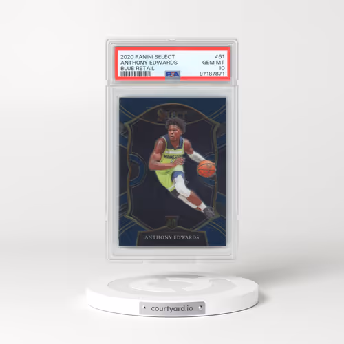 2020 Panini Select #61 Anthony Edwards - Blue Retail (PSA 10 GEM MINT)