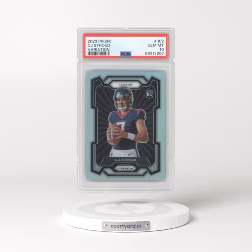 2023 Panini Prizm #302 CJ Stroud - Variation (PSA 10 GEM MINT)