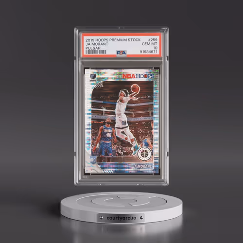 2019 Panini Hoops Premium Stock #259 Ja Morant - Pulsar (PSA 10 GEM MINT)