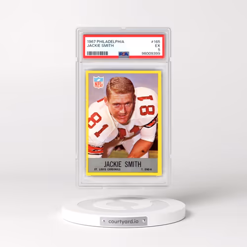1967 Philadelphia #165 Jackie Smith (PSA 5 EX)