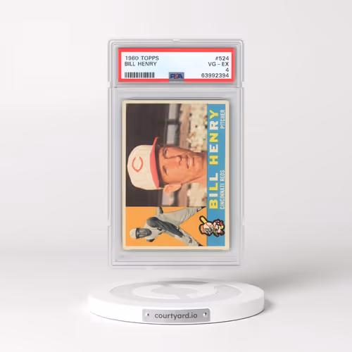 1960 Topps #524 Bill Henry (PSA 4 VG-EX)