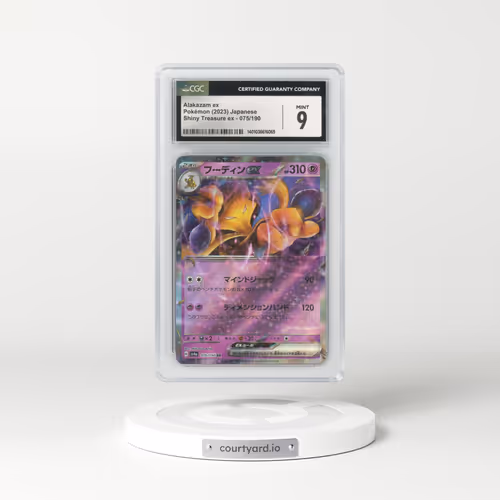 2023 Shiny Treasure ex #075/190 Alakazam ex - Holo (CGC 9 MINT)