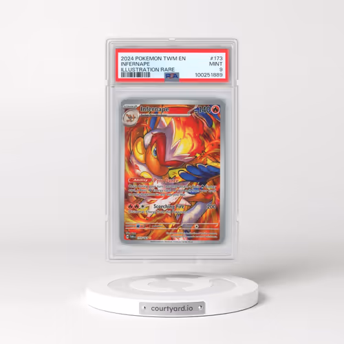 2024 Pokémon Twm EN-Twilight Masquerade #173 Infernape - Illustration Rare (PSA 9 MINT)